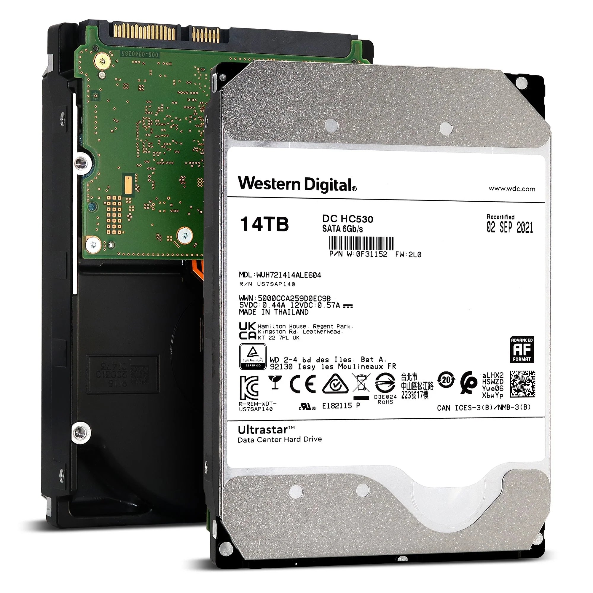 Western Digital Ultrastar DC HC530 WUH721414ALE604 14TB 7.2K RPM SATA 6Gb/s 512e Power Disable 3.5in Recertified Hard Drive Questions & Answers