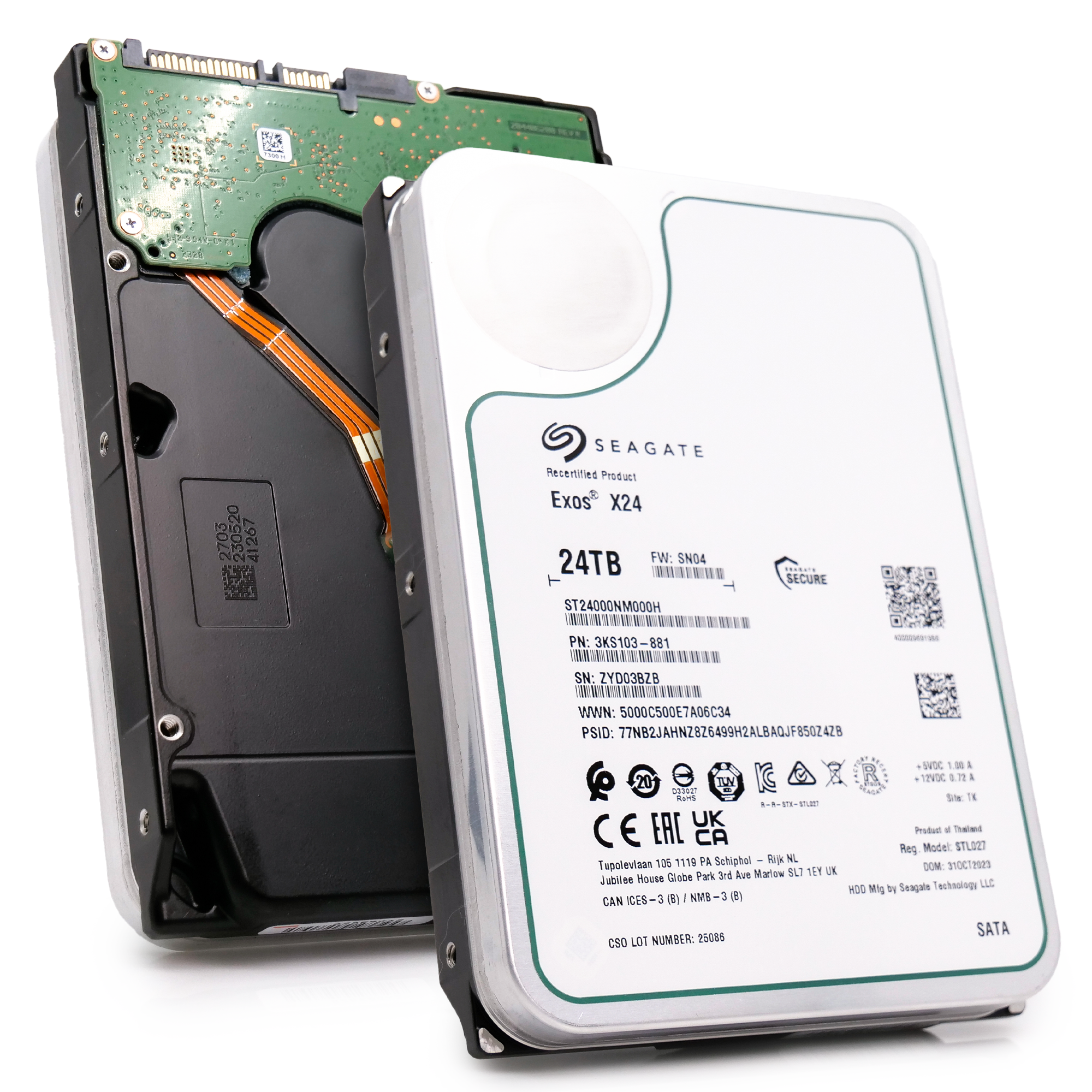 on this drive Seagate Exos X24 ST24000NM000H, what is the correct warranty? Any known issue with UGREEN NAS's