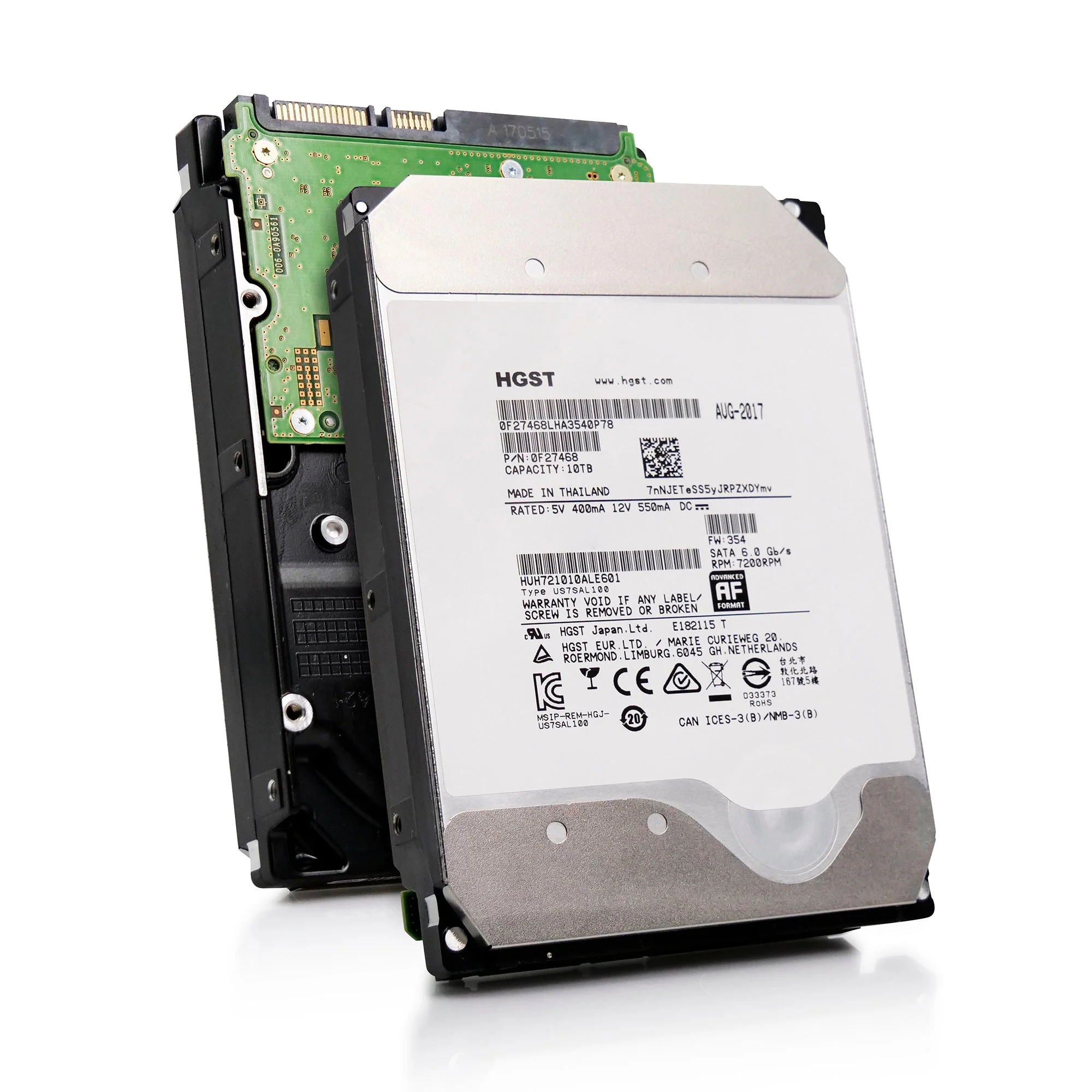 HGST/Western Digital 10 TB SATA - Any issues using this in a multi-bay usb-c SATA enclosure?