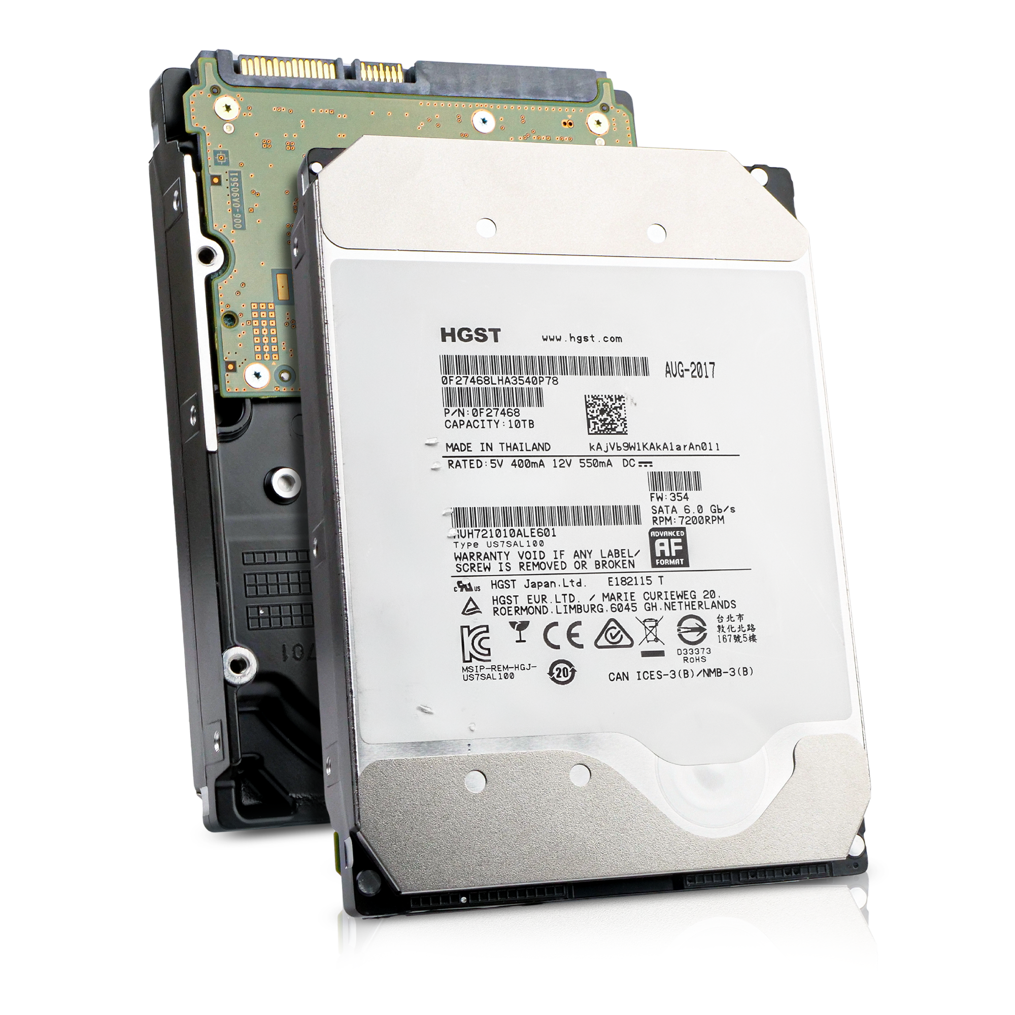 HGST/Western Digital Ultrastar DC HC510 HUH721010ALE601 0F27468 10TB 7.2K RPM SATA 6Gb/s 512e 3.5in Refurbished HDD Questions & Answers