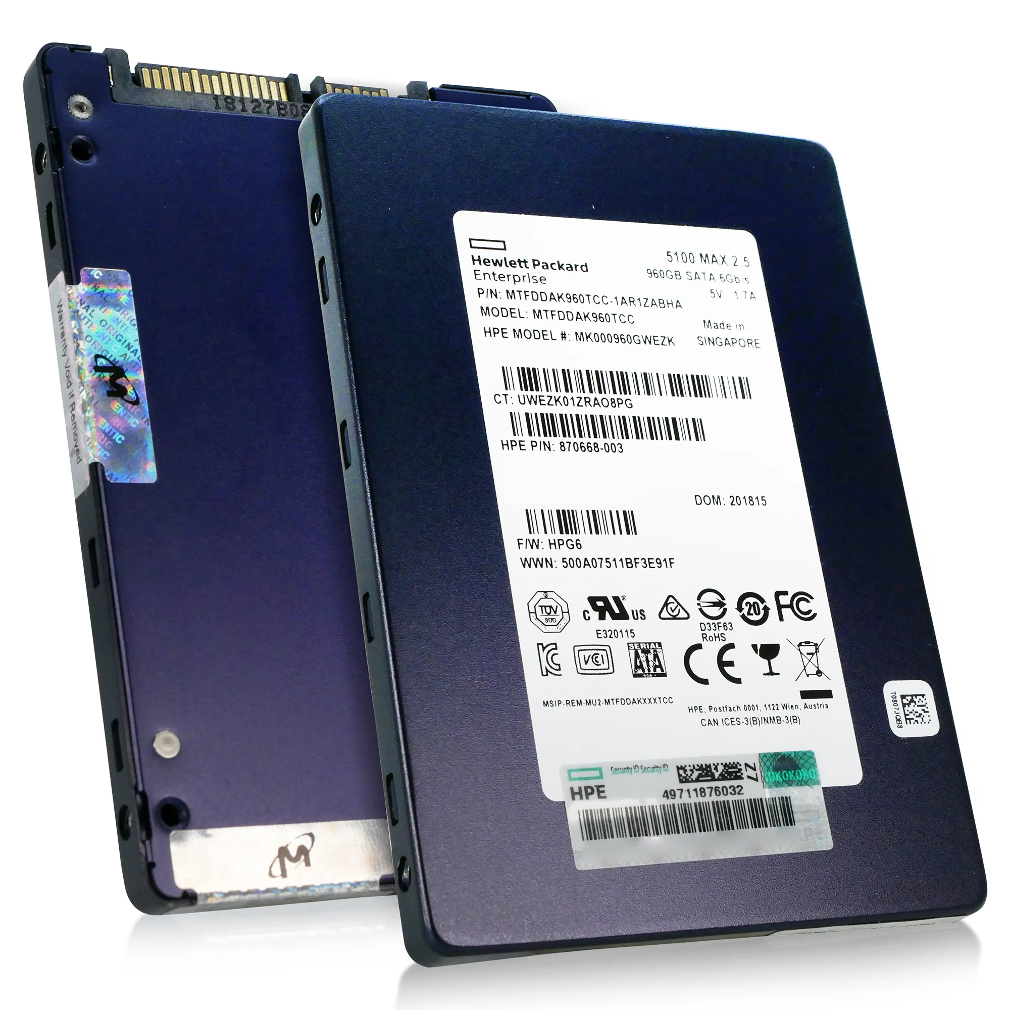 will this HP branded ssd work on other server / workstatioins ok?